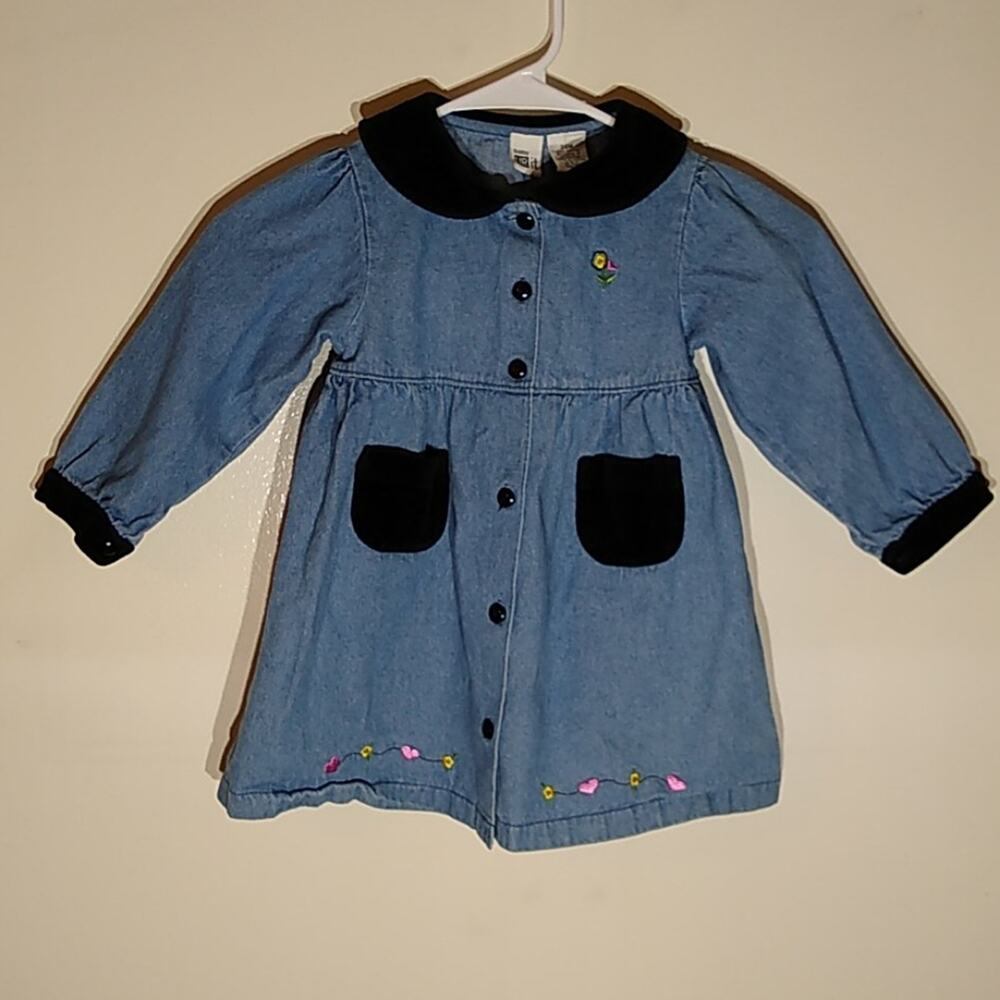 Baby UR it Girl's 24 month old denim dress. Cute and dressy